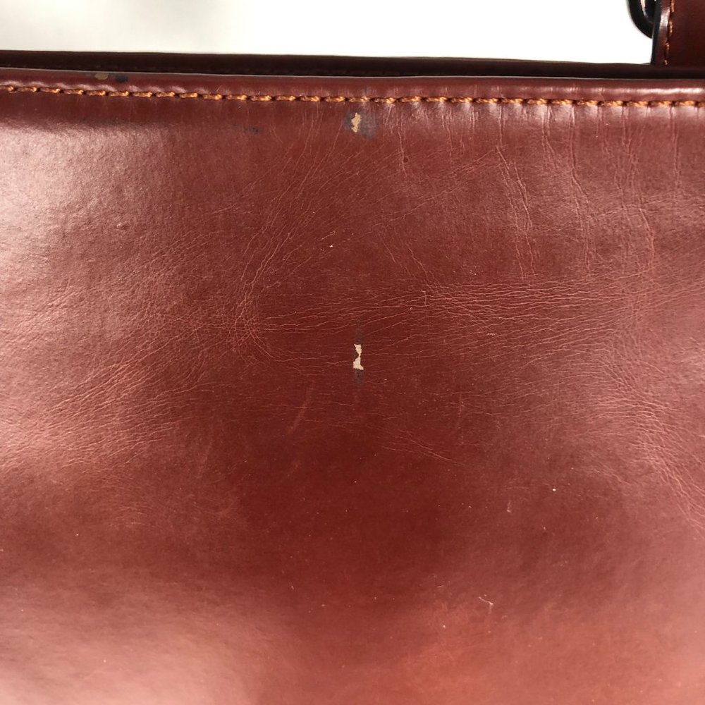 Stauer Florentine Leather Brooklyn Bag | Trendy & Chic | Excellent Condition - Picture 9 of 10